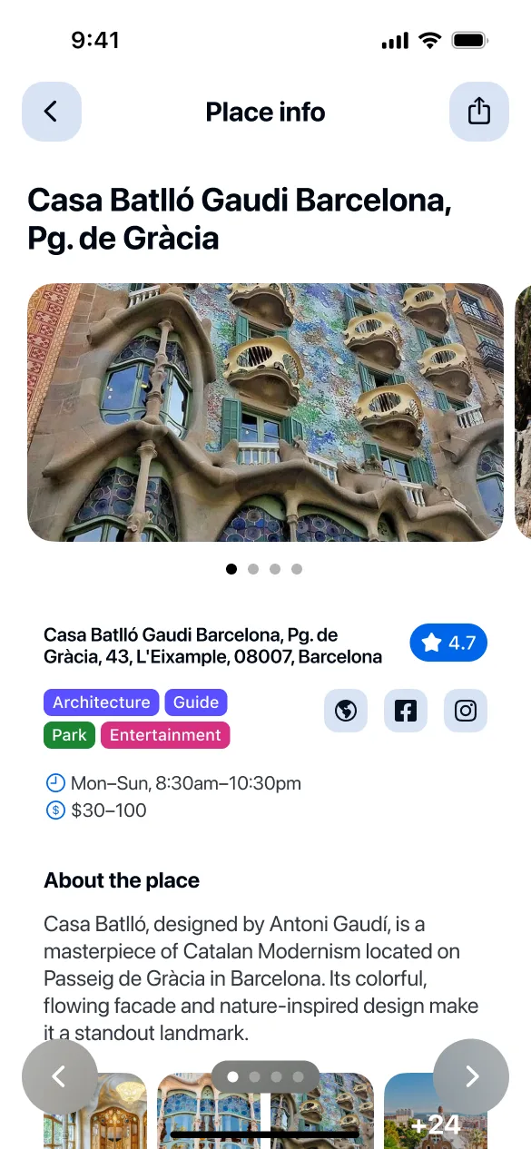 Place info — Casa Batlló in Let's Tour
